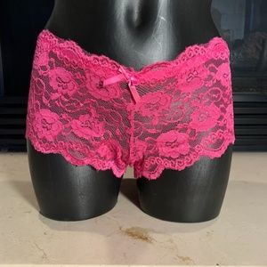 BUNDLE - All-Over Lace Cheeky Boyshort Panties